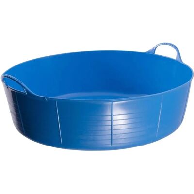 Red Gorilla Large Blue Flexible Shallow Tub - 35 L Red Gorilla Large Blue Flexible Shallow Tub - 35 L
