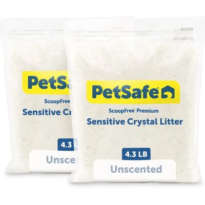 PetSafe - ScoopFree Premium Fragrance-Free Crystal Litter - Publicité PetSafe - ScoopFree Premium Fragrance-Free Crystal Litter - Publicité