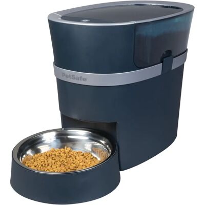 Petsafe Black Stainless Steel Automatic Pet Feeder - Cat & Dog Petsafe Black Stainless Steel Automatic Pet Feeder - Cat & Dog