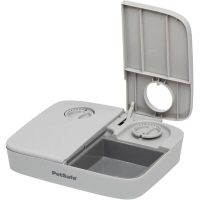 PetSafe Automatischer 2 Mahlzeiten Futternapf - Grau PetSafe Automatischer 2 Mahlzeiten Futternapf - Grau
