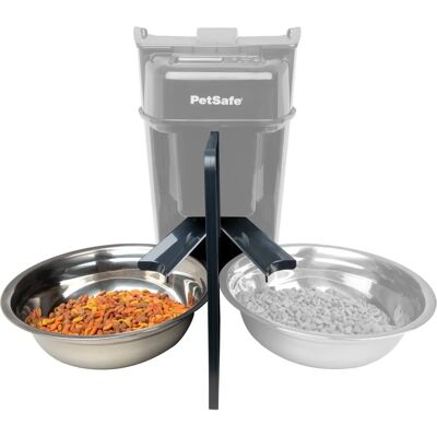 PetSafe 2-Tier Futterteiler mit Schüssel - BPA-frei, lebensmittelecht, leicht zu reinigen PetSafe 2-Tier Futterteiler mit Schüssel - BPA-frei, lebensmittelecht, leicht zu reinigen