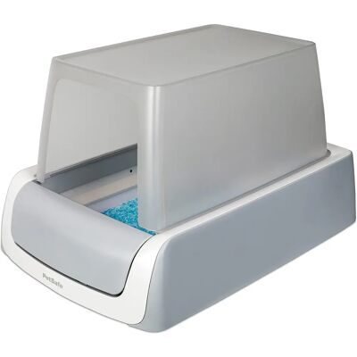 Litière auto-nettoyante PetSafe pour chat - 15x70x48,5 cm Plastique Blanc - Publicité Litière auto-nettoyante PetSafe pour chat - 15x70x48,5 cm Plastique Blanc - Publicité