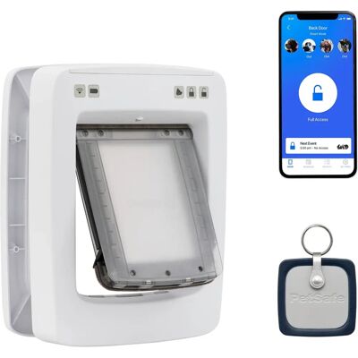 Petsafe Smartdoor 2.0 Mikrochip Kapcsolt - Kisállatajtó, Fehér, Méret M Petsafe Smartdoor 2.0 Mikrochip Kapcsolt - Kisállatajtó, Fehér, Méret M