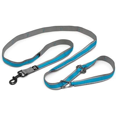 KURGO QUANTUM Adjustable 6-in-1 Dog Leash - Blue KURGO QUANTUM Adjustable 6-in-1 Dog Leash - Blue