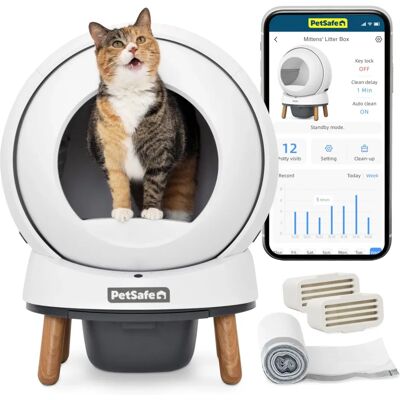 PetSafe SmartSpin Selvrensende Kattekasse - Kattekasse PetSafe SmartSpin Selvrensende Kattekasse - Kattekasse