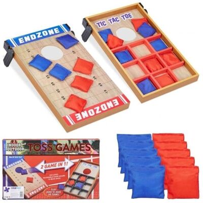 B2X Model - Kastespil - Cornhole & Tre på Række - Udendørs Sjov B2X Model - Kastespil - Cornhole & Tre på Række - Udendørs Sjov