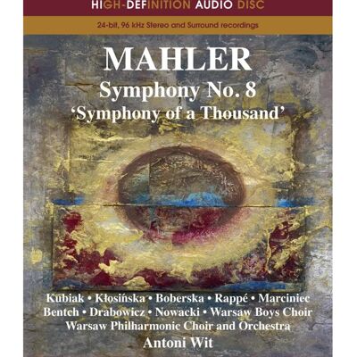 NAXOS Gustav Mahler Blu-ray - Sinfonia No.8 - Blu-ray NAXOS Gustav Mahler Blu-ray - Sinfonia No.8 - Blu-ray