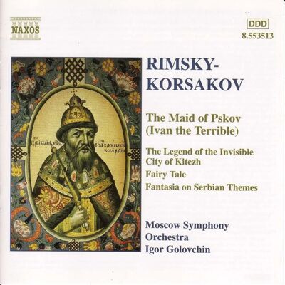 Naxos Igor Golovschin - Maid of Pskov / Fairy Tale / Fantasia - Music CD Naxos Igor Golovschin - Maid of Pskov / Fairy Tale / Fantasia - Music CD