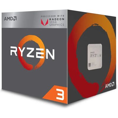 Processeur AMD Ryzen 3 2200G - 3,5 GHz - 4 Cœurs - Radeon Vega 8 - Socket AM4 - Publicité Processeur AMD Ryzen 3 2200G - 3,5 GHz - 4 Cœurs - Radeon Vega 8 - Socket AM4 - Publicité