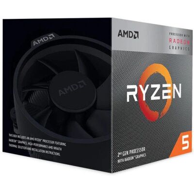 AMD Ryzen 5 3400G - 3,7 GHz - 4 Kerne - 8 Threads - Sockel Am4 - Schwarz - Prozessor AMD Ryzen 5 3400G - 3,7 GHz - 4 Kerne - 8 Threads - Sockel Am4 - Schwarz - Prozessor