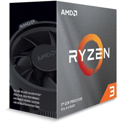 AMD Ryzen 3 3300X Processor - 4 Cores, 4.3 GHz, AM4 AMD Ryzen 3 3300X Processor - 4 Cores, 4.3 GHz, AM4