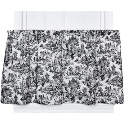 Ellis Curtain Victoria Park Toile Zwart - Gordijnen Ellis Curtain Victoria Park Toile Zwart - Gordijnen