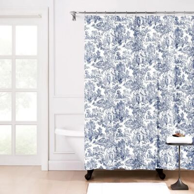 Ellis Curtain Blue Shower Curtain - 730462799807 Ellis Curtain Blue Shower Curtain - 730462799807