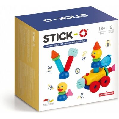 Magformers Stick-o-Magnetblöcke - 9 Elemente - Konstruktionsspielzeug Magformers Stick-o-Magnetblöcke - 9 Elemente - Konstruktionsspielzeug