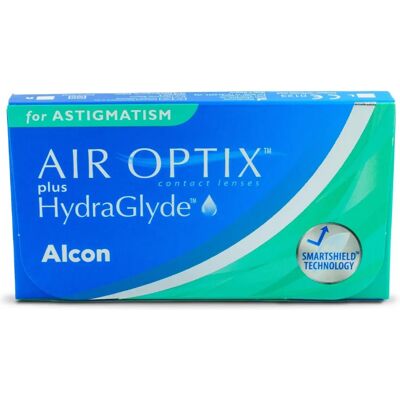 Lentilles toric Hydraglyde Alcon - Pack de 6 - Publicité Lentilles toric Hydraglyde Alcon - Pack de 6 - Publicité