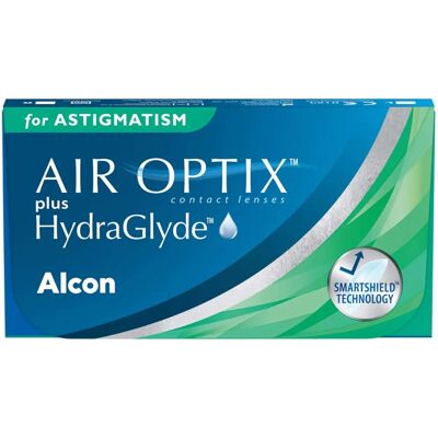 Alcon Air Optix plus HydraGlyde per Astigmatismo - Confezione da 3 Alcon Air Optix plus HydraGlyde per Astigmatismo - Confezione da 3