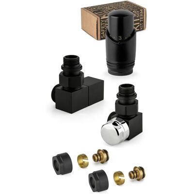 APM - 137KNN 015 M 16 12 - Negro - Cuadrado - Kit de Válvula Termostática APM - 137KNN 015 M 16 12 - Negro - Cuadrado - Kit de Válvula Termostática