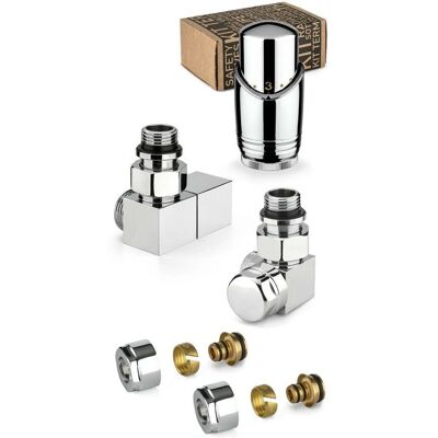 Kit de Válvulas Termostáticas de Radiador - Diseño Moderno Kit de Válvulas Termostáticas de Radiador - Diseño Moderno