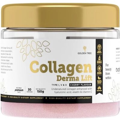 Golden Tree Collagen Derma Lift - Kůže a vlasy 150 g prášek Golden Tree Collagen Derma Lift - Kůže a vlasy 150 g prášek