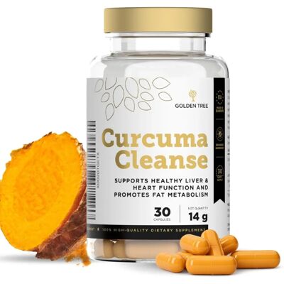 Golden Tree Curcuma Cleanse - Integratore Alimentare Golden Tree Curcuma Cleanse - Integratore Alimentare