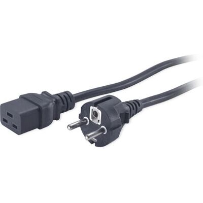Cable de alimentación APC AP9875 - 2,5 m, IEC C19 a Schuko - Negro Cable de alimentación APC AP9875 - 2,5 m, IEC C19 a Schuko - Negro