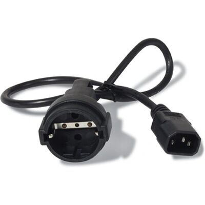 APC AP9880 Stromkabel - 0,6 m - C14 Kupplung - Schwarz - Stromart APC AP9880 Stromkabel - 0,6 m - C14 Kupplung - Schwarz - Stromart