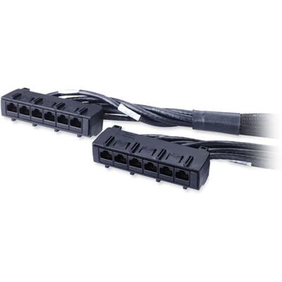 APC 23ft Cat6 UTP - 6x RJ-45 Netzwerkkabel - Schwarz APC 23ft Cat6 UTP - 6x RJ-45 Netzwerkkabel - Schwarz