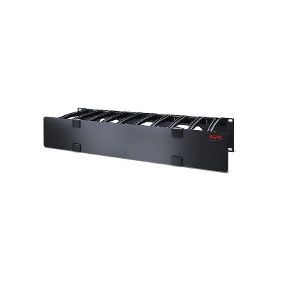 APC AR8606 Kabelmanagement-Panel - 2U Schwarzes Rack-Zubehör APC AR8606 Kabelmanagement-Panel - 2U Schwarzes Rack-Zubehör