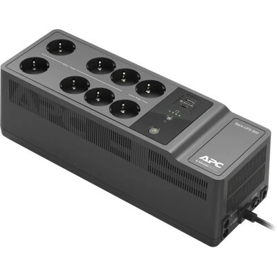 APC Czarny 850 VA UPS - 8 Gniazd, USB, Ochrona przed przepięciami APC Czarny 850 VA UPS - 8 Gniazd, USB, Ochrona przed przepięciami