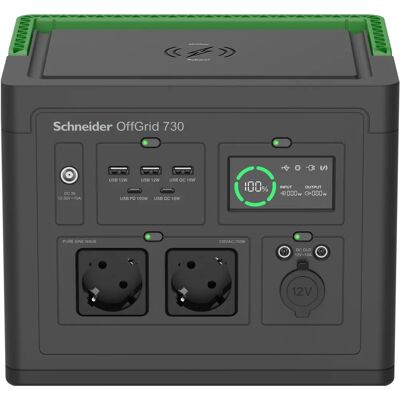 Station d'alimentation portable APC PPS730-GR - 738Wh, 700W, Chargement sans fil - Publicité Station d'alimentation portable APC PPS730-GR - 738Wh, 700W, Chargement sans fil - Publicité
