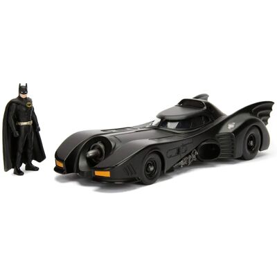 Jada 1:24 Batmobile with Batman Figure - Toy Car Jada 1:24 Batmobile with Batman Figure - Toy Car