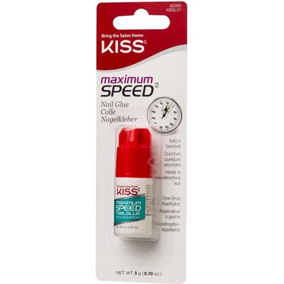 Kiss My Face - Maximum Speed Nagelkleber - Schnell trocknendes Nagelkleber 3g Kiss My Face - Maximum Speed Nagelkleber - Schnell trocknendes Nagelkleber 3g