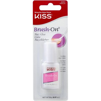 Kiss My Face - Model - Nail Glue - Quick-drying, Brush-On - 5.0g Kiss My Face - Model - Nail Glue - Quick-drying, Brush-On - 5.0g