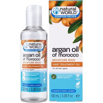 Natural World - Argan Oil of Morocco - Hair Treatment Oil Natural World - Argan Oil of Morocco - Hair Treatment Oil