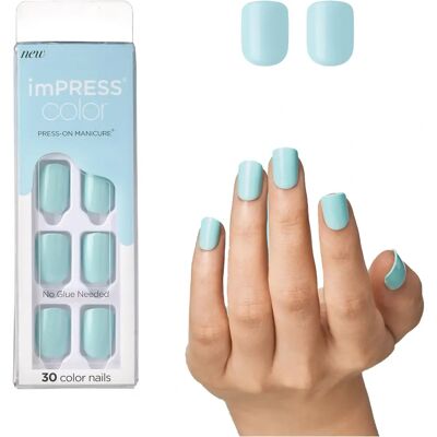 Faux ongles Kiss imPRESS Mint to Be - 30 Unités - Publicité Faux ongles Kiss imPRESS Mint to Be - 30 Unités - Publicité