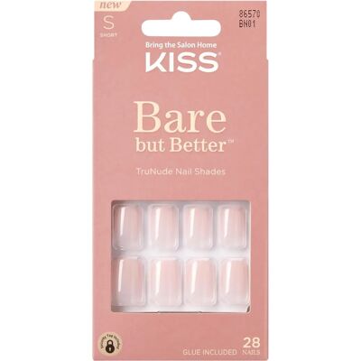Kiss My Face - Bare-But-Better Nails Nudies - false nails Kiss My Face - Bare-But-Better Nails Nudies - false nails