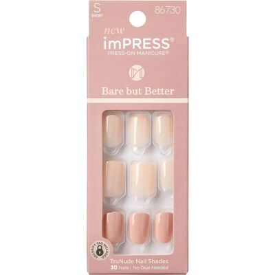 Kiss My Face - ImPRESS BBB Nail Simple Pleasure - 30 kpl - tekokynnet Kiss My Face - ImPRESS BBB Nail Simple Pleasure - 30 kpl - tekokynnet