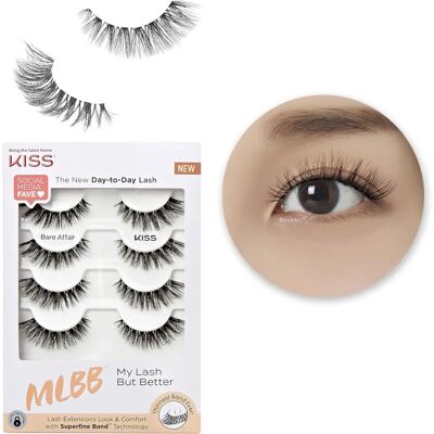 KISS - My Lash But Better - Bare Affair - 4-Pair - False Eyelashes KISS - My Lash But Better - Bare Affair - 4-Pair - False Eyelashes