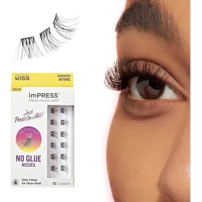 Kiss imPRESS Natürliche c 12 Stück - Falsche Wimpern Kiss imPRESS Natürliche c 12 Stück - Falsche Wimpern