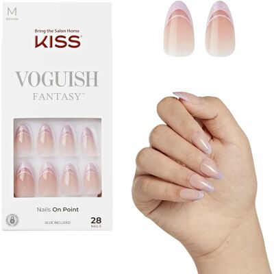 Kiss Voguish Fantasy Unhas Postiças - 28 pçs Kiss Voguish Fantasy Unhas Postiças - 28 pçs
