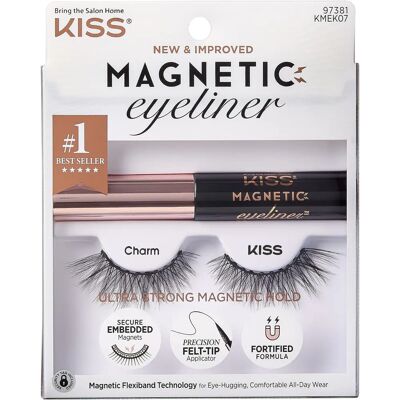 Kiss Magnetische Eyeliner & Wimpernset - Lang & Dramatisch Kiss Magnetische Eyeliner & Wimpernset - Lang & Dramatisch