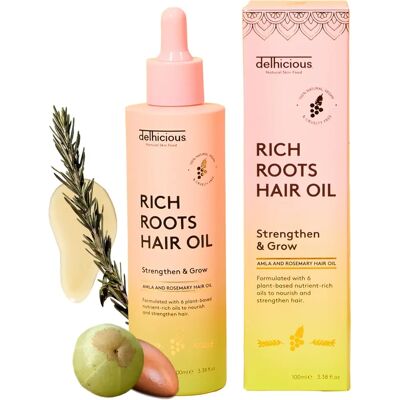 Olej do włosów i skóry głowy Rich Roots Amla i Różeniec - 100ml Olej do włosów i skóry głowy Rich Roots Amla i Różeniec - 100ml
