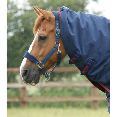 Couverture extérieure Premier Equine Titan 450 g Bleu Marine - Cheval - Publicité Couverture extérieure Premier Equine Titan 450 g Bleu Marine - Cheval - Publicité