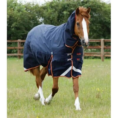 Premier Equine Titan Storm 450 G Marinblau Pferdedecke - Wasserfest, Atmungsaktiv, Strapazierfähig Premier Equine Titan Storm 450 G Marinblau Pferdedecke - Wasserfest, Atmungsaktiv, Strapazierfähig