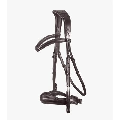 Premier Equine Verdura - Anatomische Trense - Italienisches Leder - Gepolsterte Nase & Stirn Premier Equine Verdura - Anatomische Trense - Italienisches Leder - Gepolsterte Nase & Stirn