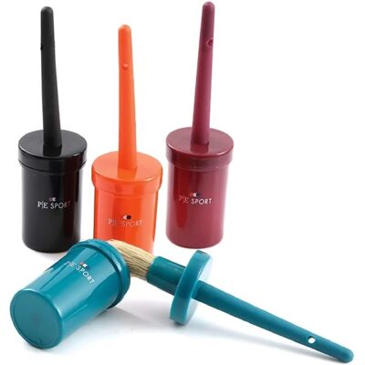 Brosse pour sabots PREMIER EQUINE avec pot - Brosse pour chevaux - Publicité Brosse pour sabots PREMIER EQUINE avec pot - Brosse pour chevaux - Publicité
