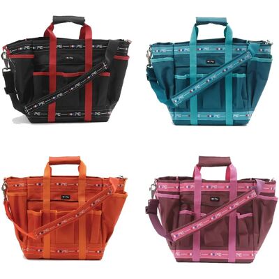 Sac de toilettage PREMIER EQUINE - Rouge & Noir - Soins équins - Publicité Sac de toilettage PREMIER EQUINE - Rouge & Noir - Soins équins - Publicité