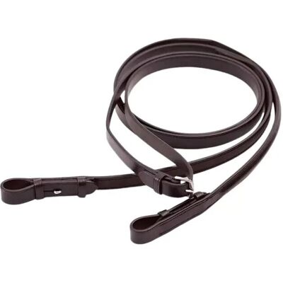 Premier Equine Luigi Pferde-Reins - Rundes Reliefleder - 5/8" x 54" - Dunkelbraun Premier Equine Luigi Pferde-Reins - Rundes Reliefleder - 5/8" x 54" - Dunkelbraun