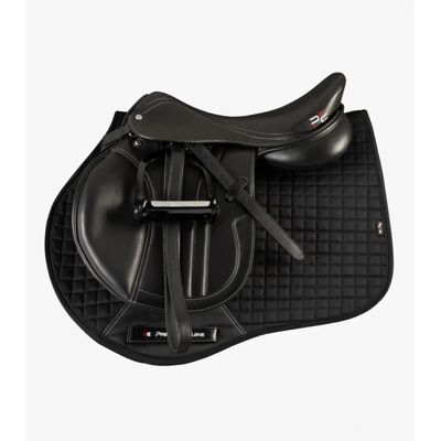 Premier Equine GP/Jump Baumwollpferd Sattelpad - Schwarz Premier Equine GP/Jump Baumwollpferd Sattelpad - Schwarz