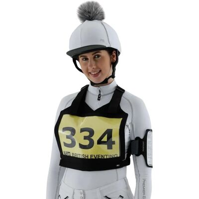 Babette de compétition Premier Equine - Fenêtre PVC, Bretelles ajustables, Panneaux de soutien - Publicité Babette de compétition Premier Equine - Fenêtre PVC, Bretelles ajustables, Panneaux de soutien - Publicité